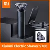 SHAVERS 2022 Xiaomi Mijia S700 Electric Golarka dla mężczyzn Ceramika Smart Flex Razor Beard Portable IPX7 Trimmer 3 Głowica noża