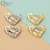 Collane Cordial Design 100 pezzi 17*20mm ciondolo con strass/accessori per gioielli/a forma di cuore/fai da te/componenti per la ricerca di gioielli
