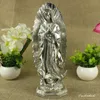 Decorative Objects Figurines Beautiful Our Lady of Guadalupe Virgin Mary Statue Sculpture Resin Figurine Gift Xmas Display Decor Ornament 230626