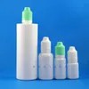 30ML Flacon compte-gouttes LDPE BLANC Opacité Double Preuve Cap Thief Safe Child Preuve 100PCS e Cig Bpufu