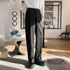 Pantaloni da uomo 2023Stripe Pant Suit Corea Verde Casual Uomo Dritto Streetwear Moda Vintage Pantaloni Lunghi Maschile