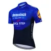 Cykeltröja sätter Deceuninck Quickstep Cycling Jersey Set Mtb Maillot Summer Cycling Clothing Road Bike Shirts Suit Cykeltoppar Ropa Ciclismo 230626