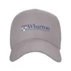 Visors Wharton Drukowana marka graficzna wysokiej jakości dżinsowa czapka dzianin baseball 230627