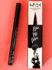 NYXS EPIC INK LINER NYXS BLACK EYELINER PENCIL Long-Lasted Headed Makeup Liquid Black Color Eye Liner防水化粧品長持ち1ml