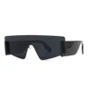 Conjoined Flat Top Trendy Street Photo Ins road bike Sunglasses Large Frame One Piece Mirror Cover sun glasses