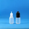 100 uppsättningar/parti 10 ml plastdropparflaskor manipulerar tydligt barn dubbel bevis lockar långa tunna nålspetsar e ånga cig vätska 10 ml ndrhd