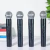 Microphones Microphone artificiel Entrevue Répétition Portable Simulation Faux Micro Prop Détectable Jouet Présent Grand Tube Argent