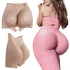 Modelador de nádegas e quadris falsos de silicone sexy com forma de seios, calcinha acolchoada realística para realce de nádegas para mulheres Cosplay de bumbum completo 230626