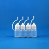 3 ML metallic Needle Tip Safety Cap Plastic dropper bottle for liquid or juice 100 Pieces Bscxd