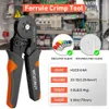 Pliers ferruleクリンパーツールラチェットクリンプキットワイヤーストリッパープライヤーまたはコネクタでセット230627