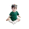 Summer Thin Short Sleeved Baby Onesie Cute Crawling Suit