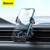 Автомобильный держатель для телефона Baseus Gravity с выходом воздуха, держатель для мобильного телефона, подставка, автомобильное крепление, поддержка для iPhone 13 14 Pro Max Sumsung Xiaomi