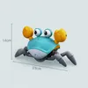 Drôle Jouets Enfants Induction Évasion Crabe Octopus Toddler Rechargeable Électrique Pet Musical Bébé Ramper Formation Jeu Enfants Cadeau 230626