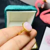 Cluster Ringen Aankomst Natuurlijke En Echte Roze Opaal Ring 925 Sterling Zilver Voor Vrouwen Bruiloft