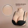 Plastron en Silicone sans bretelles, formes de poitrine, plaque de poitrine, faux seins, transgenre