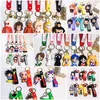 Plusieurs types de jouets mignons de bande dessinée porte-clés personnages Anime sac à dos pendentif créatif petits cadeaux en gros