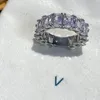 ringdesigner ringar för kvinnor lyxiga diamantringar brev mode trendiga silverringar män par ringar förlovningsringar gåvor