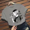 レディースTシャツhaikyuuアニメメンズシャツトップスティーケンマコズメートティシャー