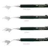 Ołówki Niemcy Fabercastell Tkfine MECHANICZNY Ołówek 0,3/0,35/0,5/0,7/0,9/1,0 mm niski środek ciężkości i nie jest łatwy do rozbicia ołowiu