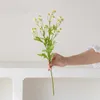 Fiori secchi 1pcs carino seta artificiale margherita teste di alta qualità ramo lungo fiore finto per tavolo da matrimonio decorazione fai da te a buon mercato