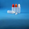 100 Pcs 20 ml (2/3 oz) Plastic Dropper Bottles CHILD Proof Caps & Tips LDPE For E Vapor Cig Liquid Fxnoq