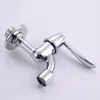 Kitchen Faucets G1/2 Brass Wall Mounted Faucet Single Cold Quick Open Lengthen Mop Pool Tap 4'/6' Washing Machine Interface Bibcock