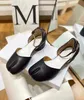 Luxury Maisons Sandals Shoes Mary-Jane Tabi Nappa Leather Margielas Pumpar Party Wedding Dress Chunky Heels Comfort Walking