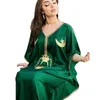 QNPQYX nouveau Ramadan musulman caftan Abaya Robe femmes dubaï luxe Robe de soirée élégante africaine Maxi Robe Boubou Robe Djellaba Femme