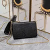 High-quality Alligator Print Shoulder Bag Fashion Classic Women Chain Bag Luxury Tassel Leather Diagonal Height Famous Designer Bags Evening Gown Bags Purse