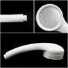 Bathroom Shower Heads ABS Plastic Function Eco Friendly White Small Round High Pressure Water Saving Bathroom Accessories Handheld Shower Head R230627