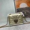 Axelväska D Letter G Women Chain Designer Bag läder Crossbody Väskor Totes Fashion Designer Handväskor älskar Pearl Clasp Pures 220616