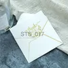 Cintres Racks 10pcs / lot MINI enveloppe blanche simple et mignonne POUR VOUS Invitation d'affaires décorative bronzante x0710