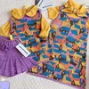 Conjuntos de roupas para bebês meninas vestido de flor verão camisetas de malha Misha Puff crianças calças saias meninos conjunto de roupas de criança tops pulôver cardigã 230627