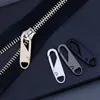 Latest 5Pcs Metal Zipper Pull Universal Replacement Zipper Slider Puller Zip Head Repair Kit for Clothing Bags DIY Sewing Craft Tools