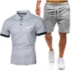 Polo da uomo Tute Stilista T-shirt Pantaloni Set da 2 pezzi Tuta tinta unita Tute da uomo di alta qualità Hip Hop 248x