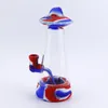 Wholesale Gotoke Hookahs UFO Shape Silicone Water Pipe Random Color Oil Dab Rig Silicone Smoking Accessories