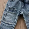 Jeans Children Broken Hole Pants Trousers Baby Boys Girls Ripped Brand Fashion Spring Summer Kids Clothes 230626