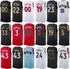 Maglie da basket stampate Scottie Barnes 4 Gradey Dick Fred Vanvleet 23 Pascal Siakam 43 Precious Achiuwa 5 Chris Boucher 25 Malachi Flynn Jakob Poeltl M