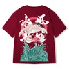 T-Shirts Masculinas Animal Crane Print T-Shirt Vintage Men Aesthetic Tshirt y2k T-shirt Casual Camisetas de Hombre Casais Harajuku Fashion Tee Tops 230627