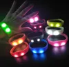 Bracelet LED clignotant Bracelet de poignet Bracelet de contrôle vocal Bracelet de lueur activé par le son pour les Clubs de fête Concerts SN4404