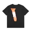 Tasarımcı Erkek Tişörtleri Nav DPBA Box Set 001 Glow Orange Glow Big V Co Erkekler ve Kadınlar için markalı Tees T-shirt Hip-Hop Moda Üst Giyim Çift Tees Kazak S-XL