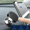 Bärbar bilhållare Magnetic Car Phone Holder Magnet Mount Mobile Mobiltelefon Stand GPS Support för iPhone 13 12 Xiaomi Huawei