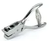 Punch Handheld single hole puncher PVC ID card puncher Stainless steel oval hole punching pliers