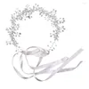 Fermagli per capelli Copricapo da sposa Fascia per capelli da sposa classica Copricapo con fascia in cristallo Accessori per donna adorabili e carini lucidi