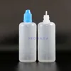 100ML 100 Pcs/Lot LDPE Plastic Dropper Bottles With Child Proof Safety Caps & Tips Squeezable Long nipple Llxtc
