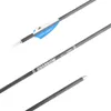 Bow Arrow 6/12pcs 31 tum Pure Carbon Arrows Spine 500 600 900 ID 4,2 mm pil för utomhusbågskytte Bow Hunting Shooting Training AccessoriesHKD230626