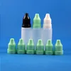 100 Pcs 18ML Plastic Dropper Bottles Tamper Proof Thief Evidence E CIG Liquid Liquide OIL Juice Vapor 18 mL Tcruw