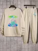 Survêtements pour hommes 2pcs Survêtements décontractés Cartoon Anime Print Sweatshirts Pantalons de survêtement à cordon