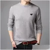 Men'S Sweaters Man With Budge Sweatshirts Mens Jumpers Hoodies Plover Sweatshirt Men Tops Knit Sweater Asian Size S3Xl Drop Delivery Dh4Pv