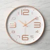 Wanduhren Moderne minimalistische montierte Wanduhr kreative Wanduhr Büro Wohnzimmer Wanddekoration Haushaltsartikel Wandaufkleber Uhr 230626